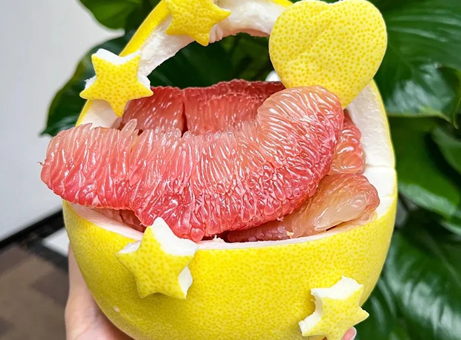 红心蜜柚